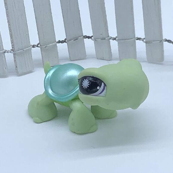 Littlest Pet Shop LPS #950 TURTLE Shimmer Shell - Picture 1 of 4